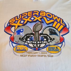 Superbowl XXXVIII patriots vs Panthers T-shirt